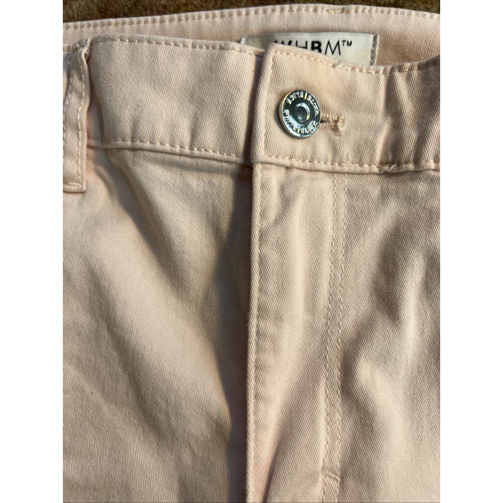 White House Black Market Blush Pink Mid Rise Skinny Cargo Pant Stretch Utility 6 - Picture 6 of 13